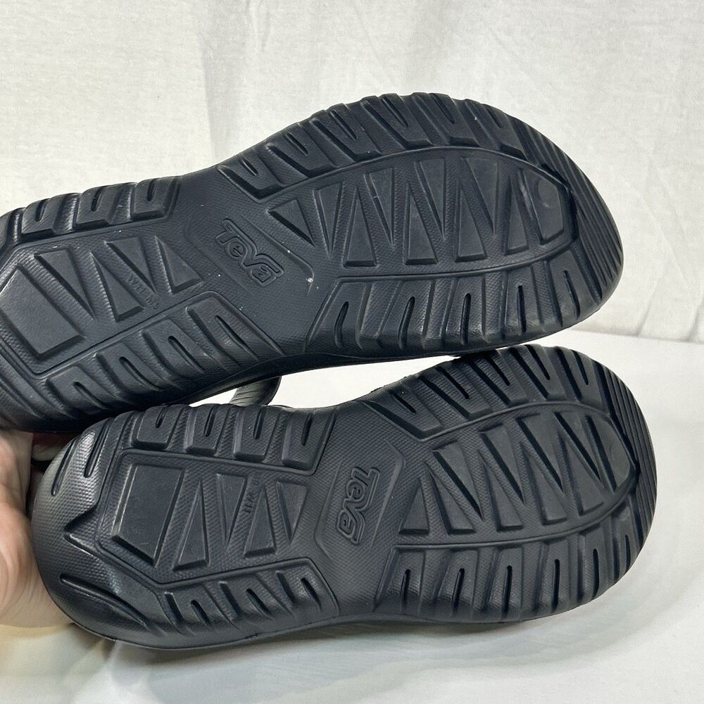 Teva Black Hurricane Drift Light Rubber Sandal Sizes Men 9 Women 11 - Picture 5 of 7